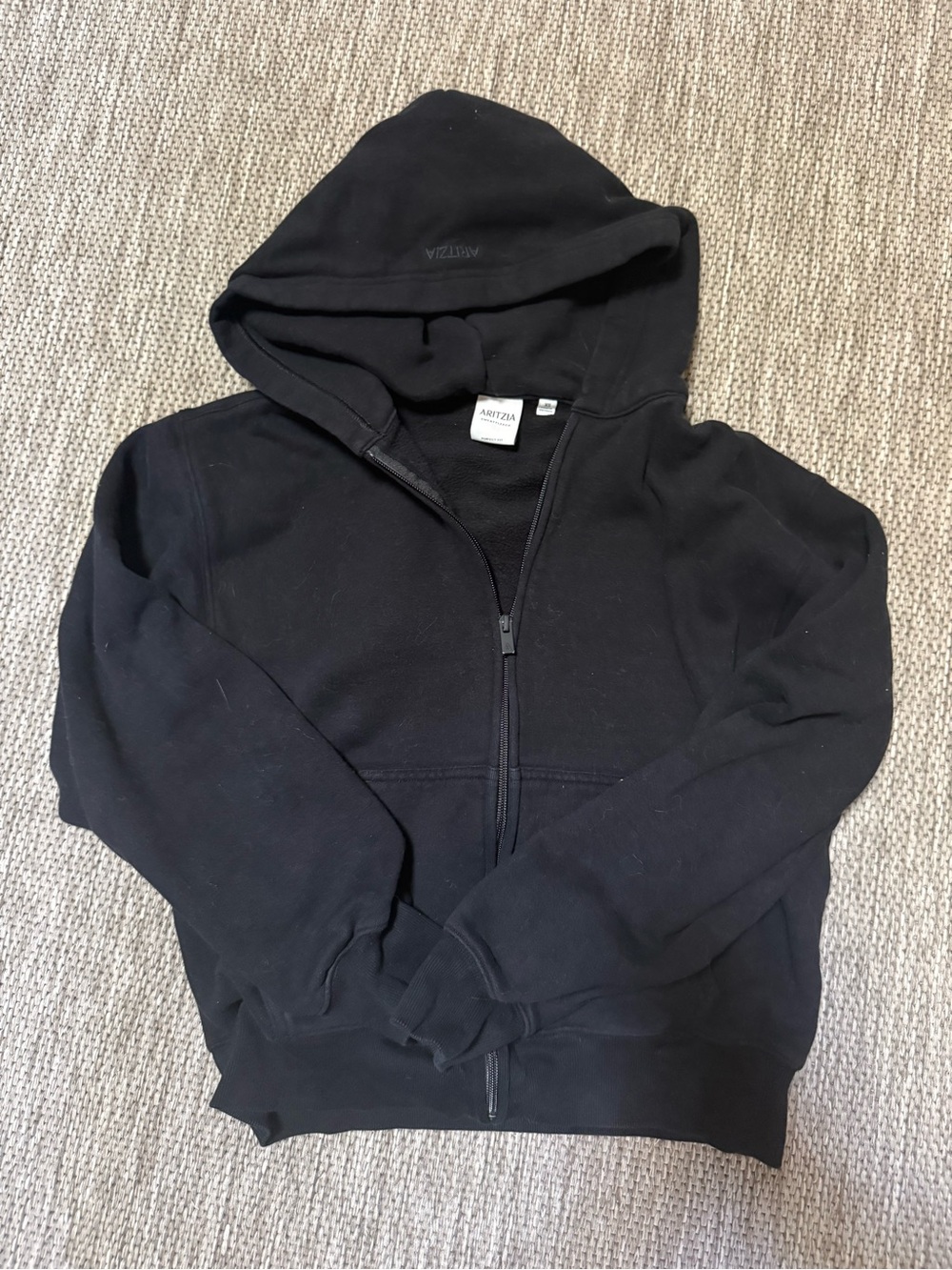 Aritzia Women’s Black Zip Hoodie